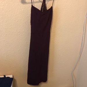 Express Lace open back dress